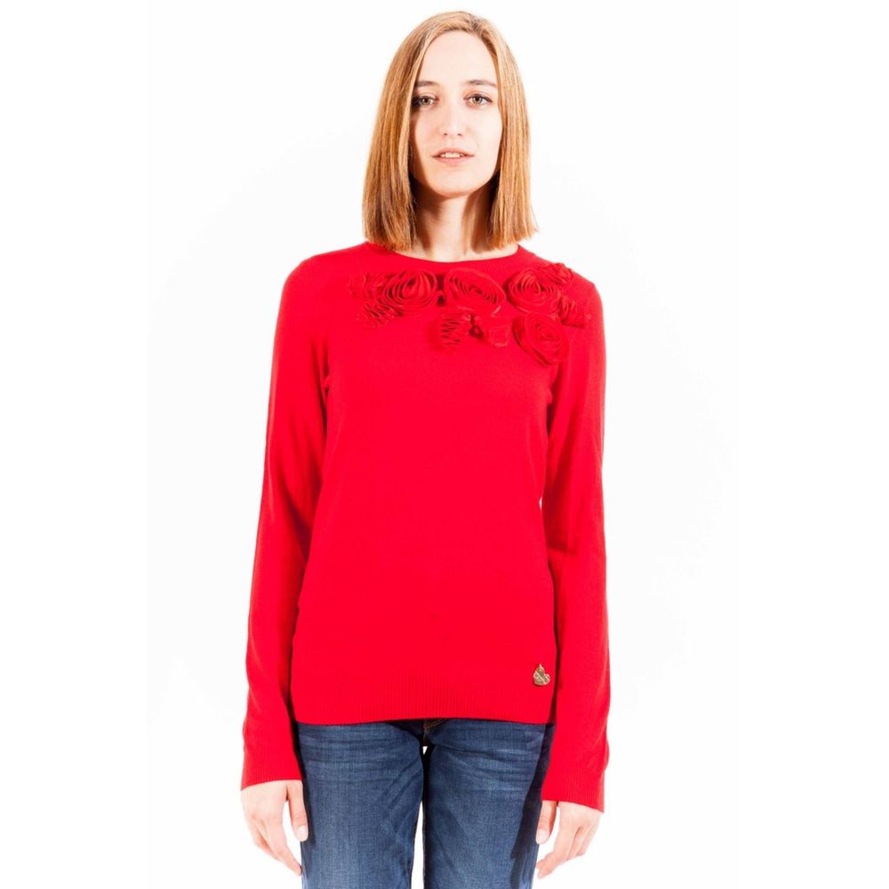 Love Moschino Red Polyester Sweater