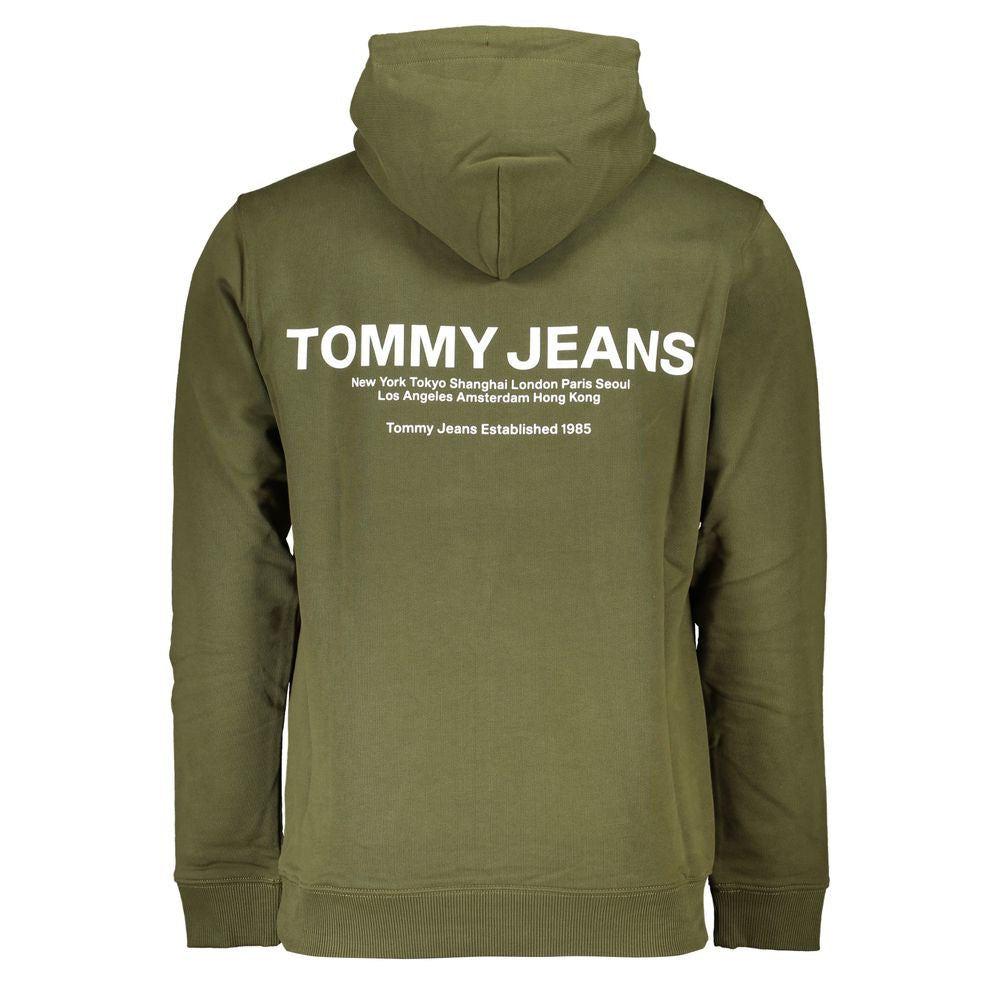 Tommy Hilfiger Green Cotton Men Sweater