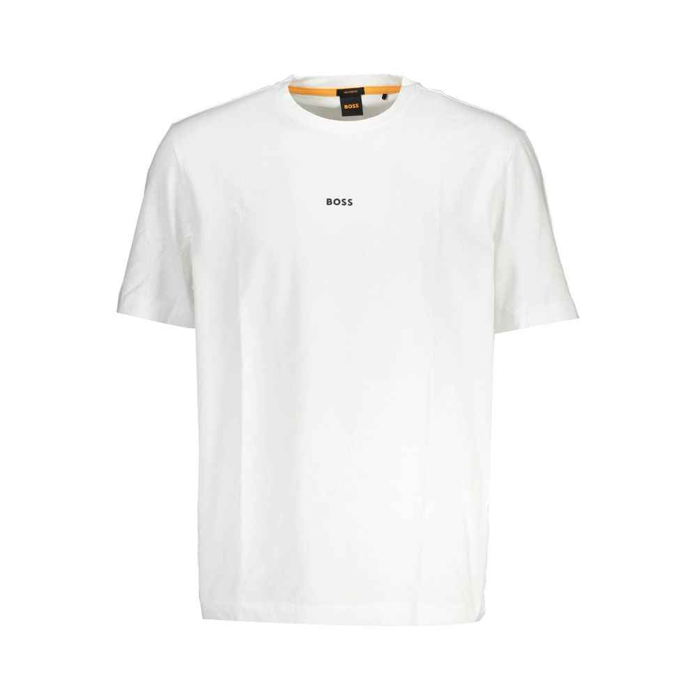 Hugo Boss White Cotton T-Shirt