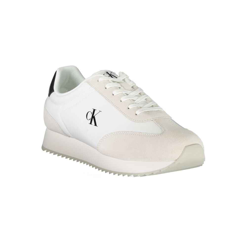 Calvin Klein White Leather Men Sneaker