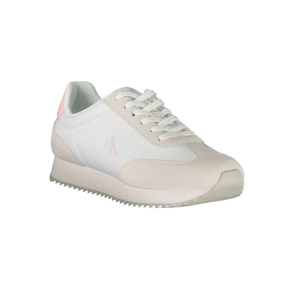 Calvin Klein White Leather Women Sneaker
