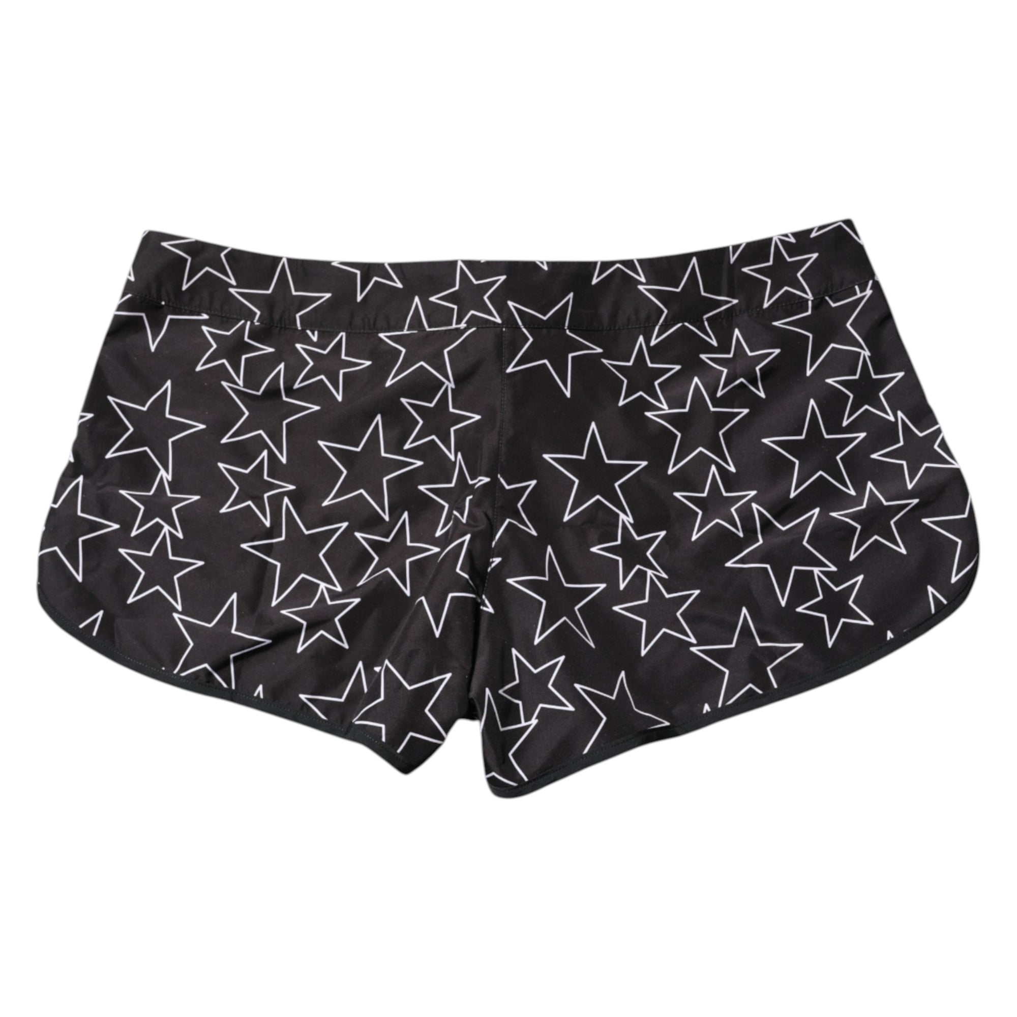 Dolce & Gabbana Black Star Print Beachwear Shorts Swimwear