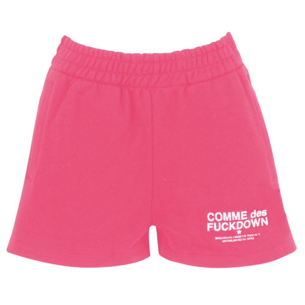 Comme Des Fuckdown Pink Cotton Short