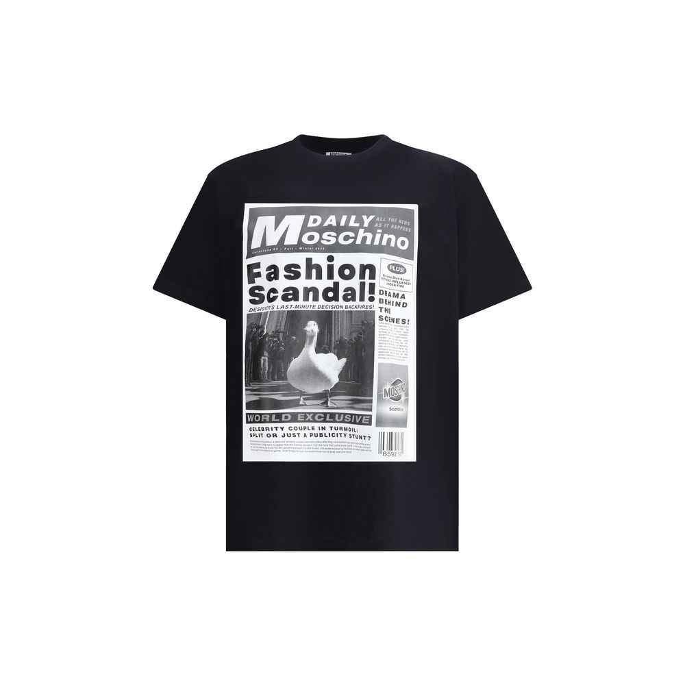 Moschino Black Cotton T-Shirt