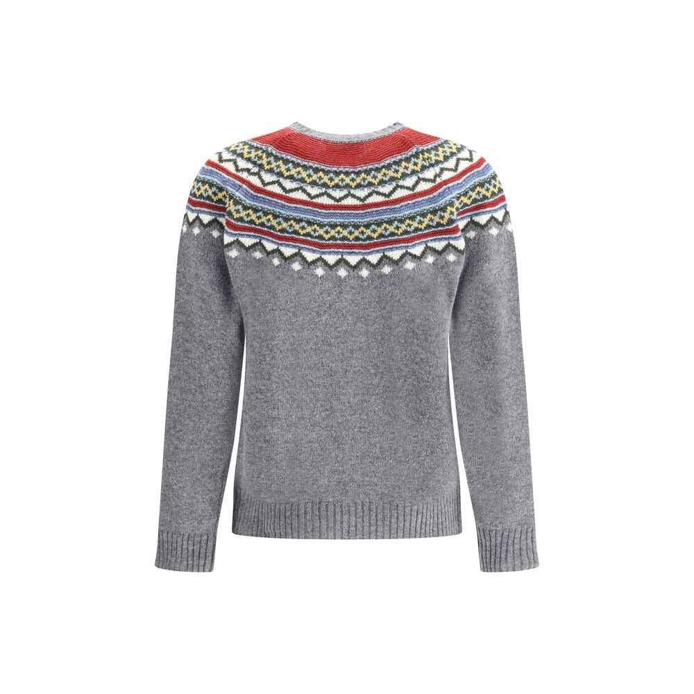 Dsquared² Gray Fleece Wool Sweatshirt