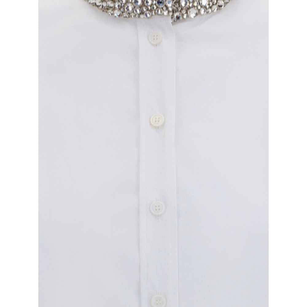 Alexander McQueen Shirt with embellished collar
