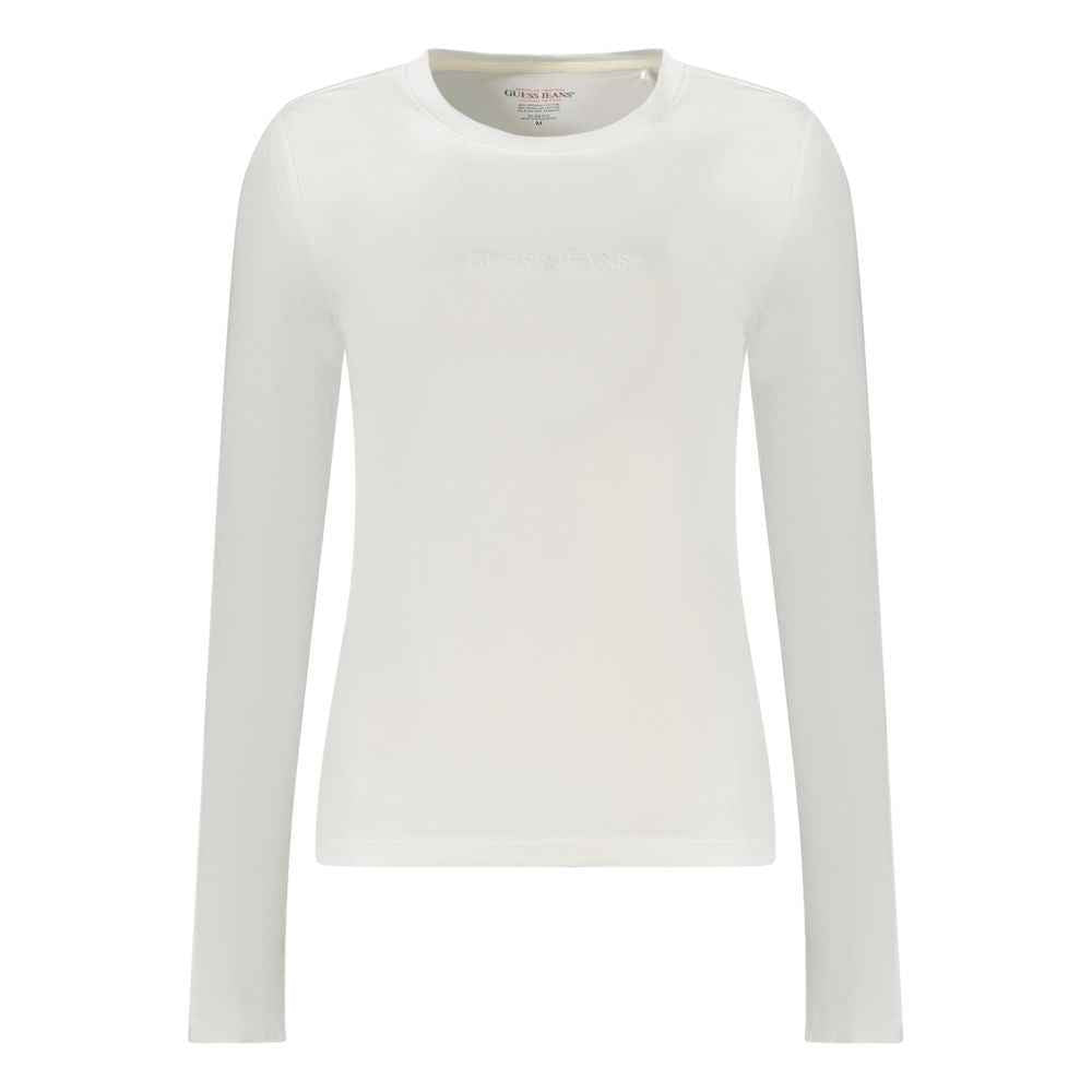 Guess Jeans White Cotton T-Shirt