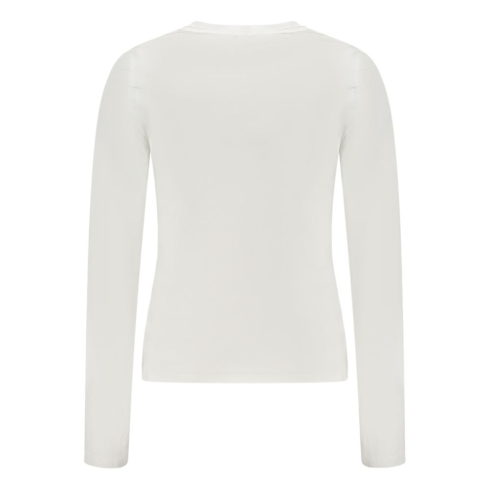 Guess Jeans White Cotton T-Shirt