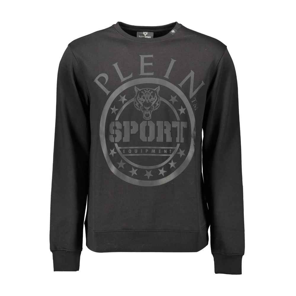 Plein Sport Black Cotton Men Sweater