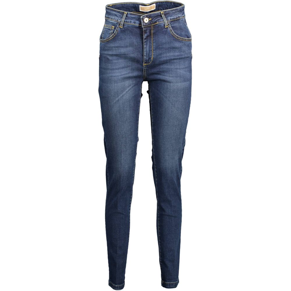 Kocca Blue Cotton Women Jean