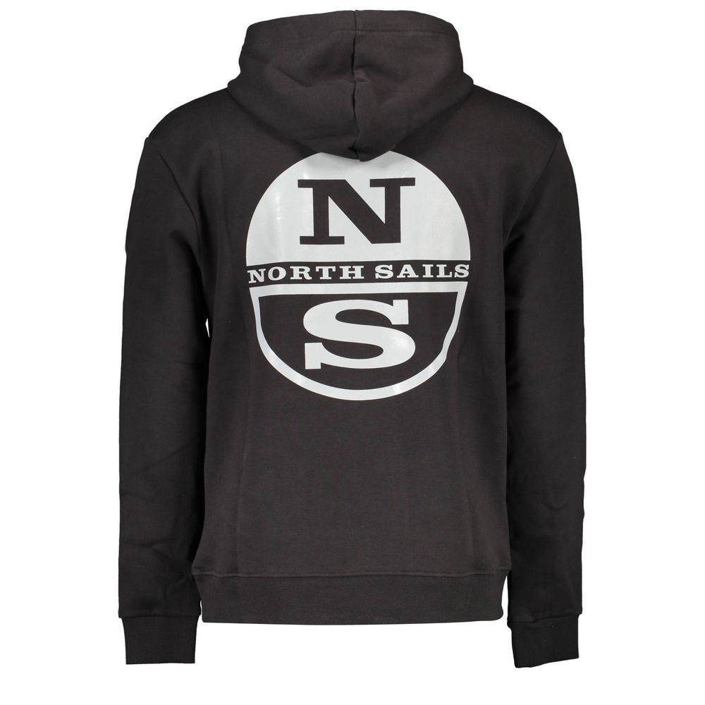 North Sails Black Cotton Men Sweater