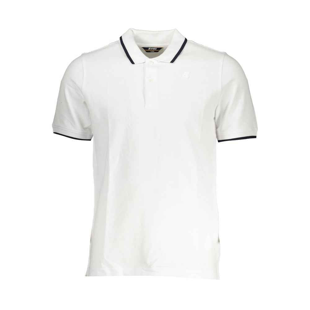 K-WAY White Cotton Polo Shirt