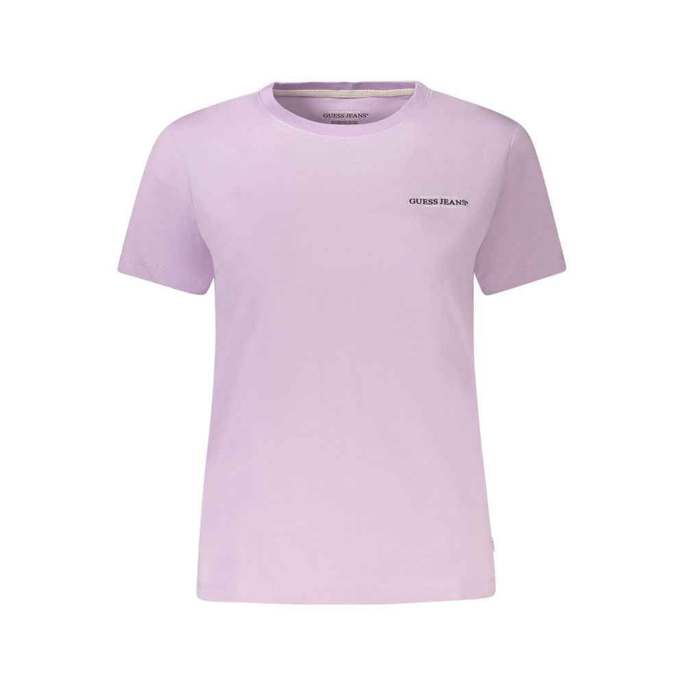 Guess Jeans Purple Cotton Women T-Shirt