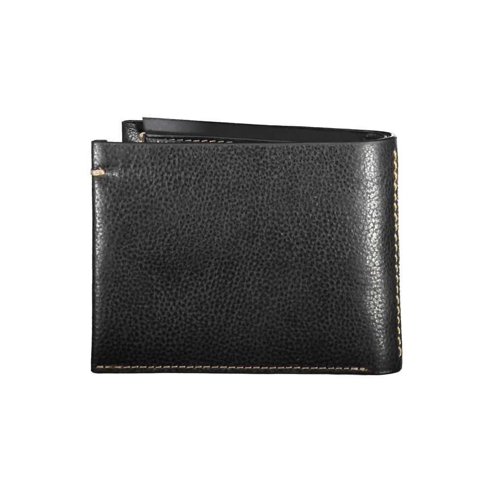 La Martina Black Leather Wallet