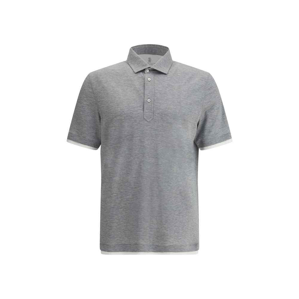 Brunello Cucinelli Silk Polo Shirt
