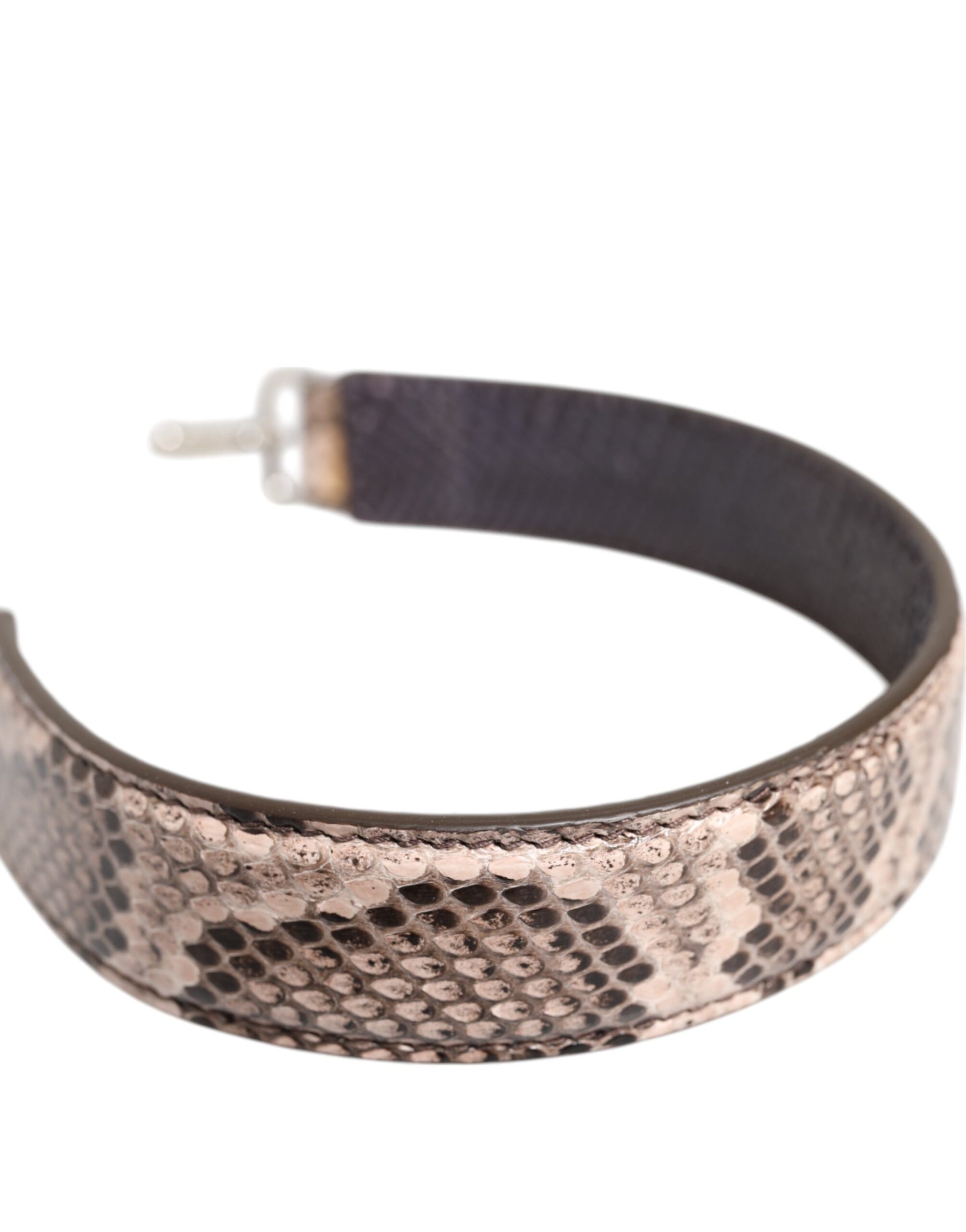 Dolce & Gabbana Beige Exotic Leather Handbag Accessory Shoulder Strap