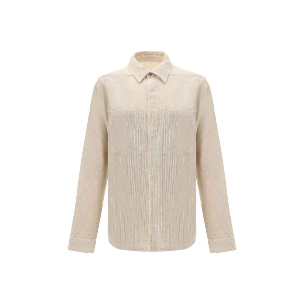 Rick Owens Cream Cotton Shirt