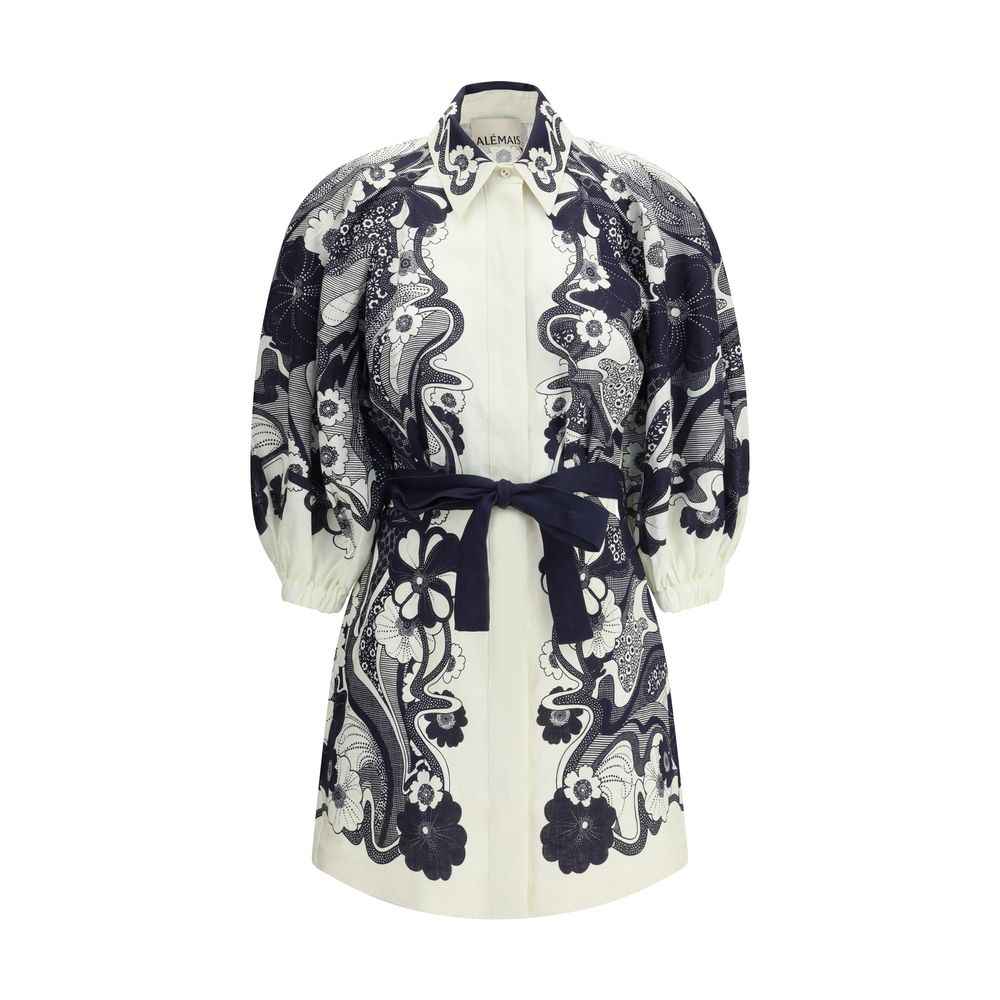 Alemais Multicolor Linen Casual Dress