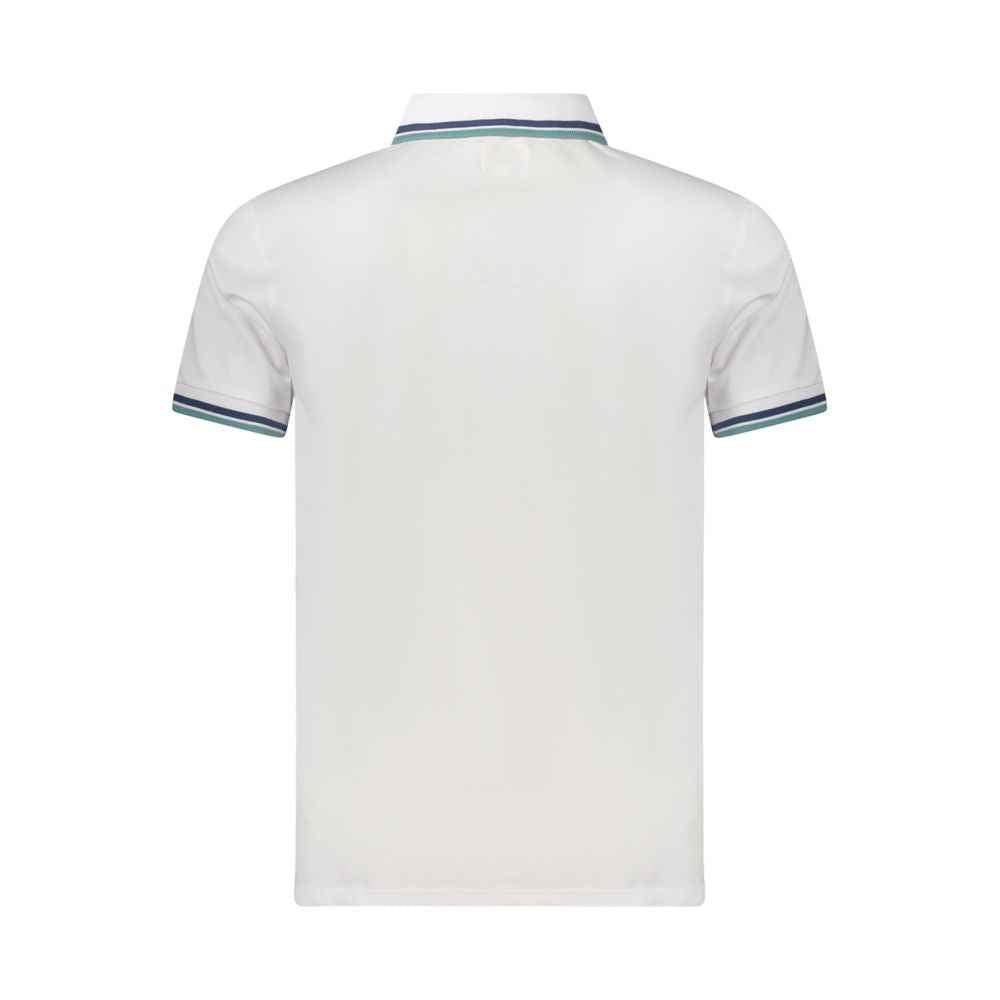 Guess Jeans White Cotton Men Polo Shirt