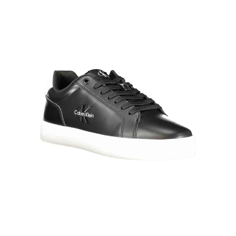 Calvin Klein Black Leather Men Sneaker