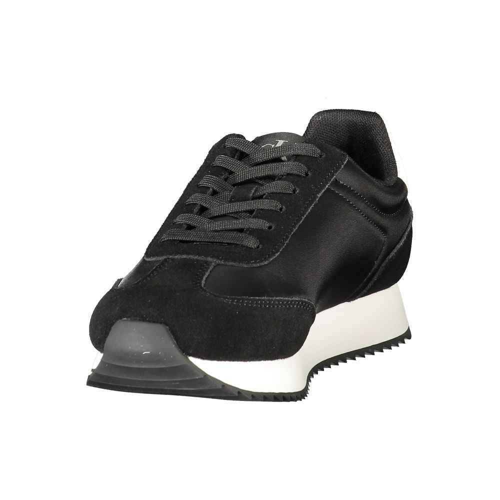 Calvin Klein Black Leather Women Sneaker