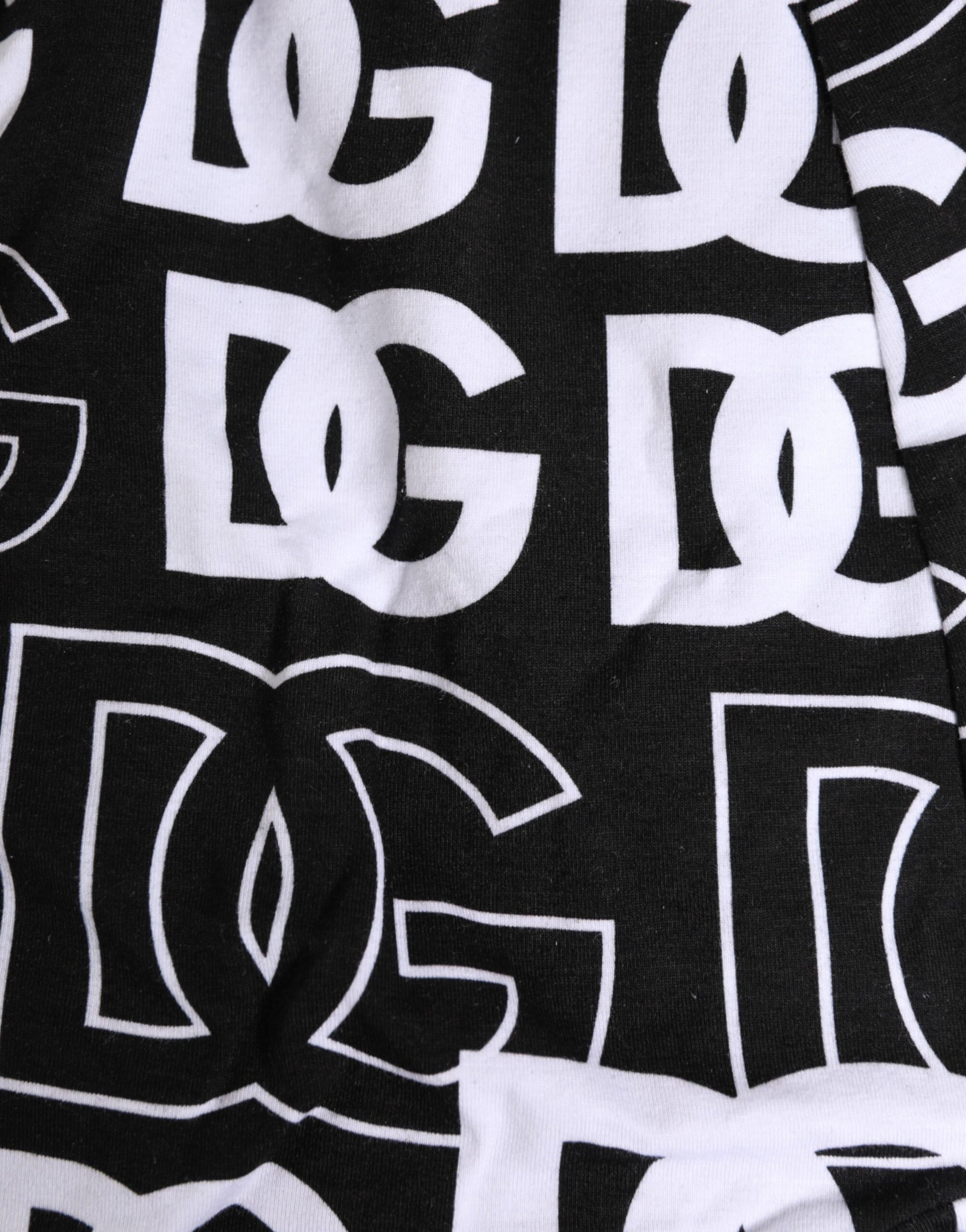 Dolce & Gabbana Black Cotton Logo Regular Men Boxer Underwear