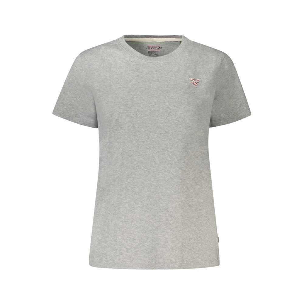 Guess Jeans Gray Cotton Women T-Shirt