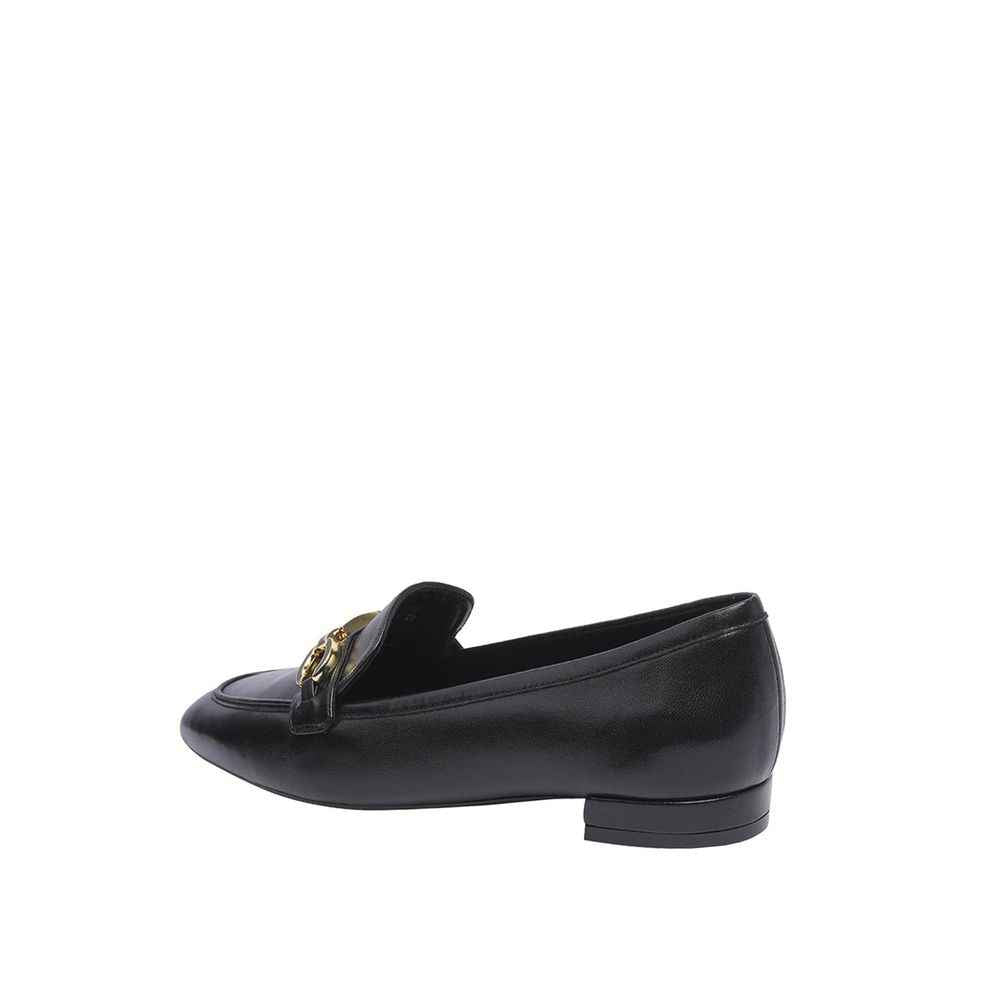 Stuart Weitzman Signature Square Leather Loafers