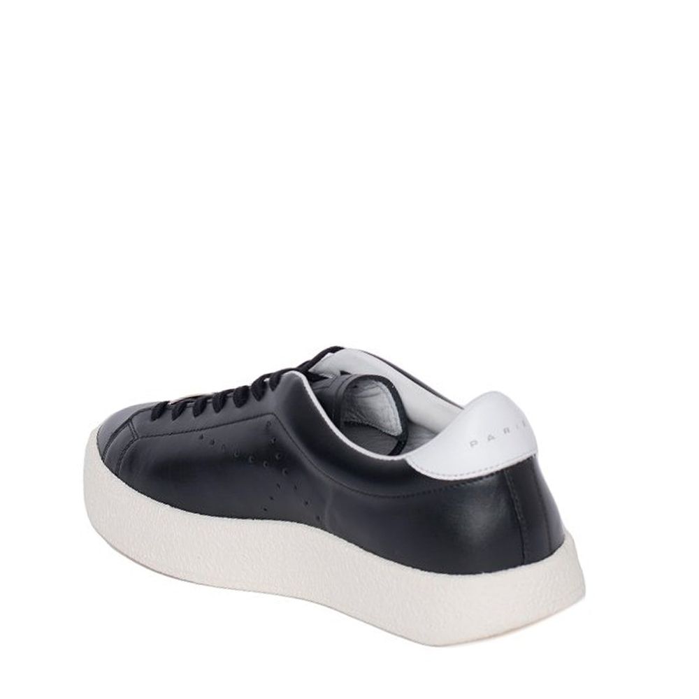 Kenzo Black Calfskin Low Top Sneakers