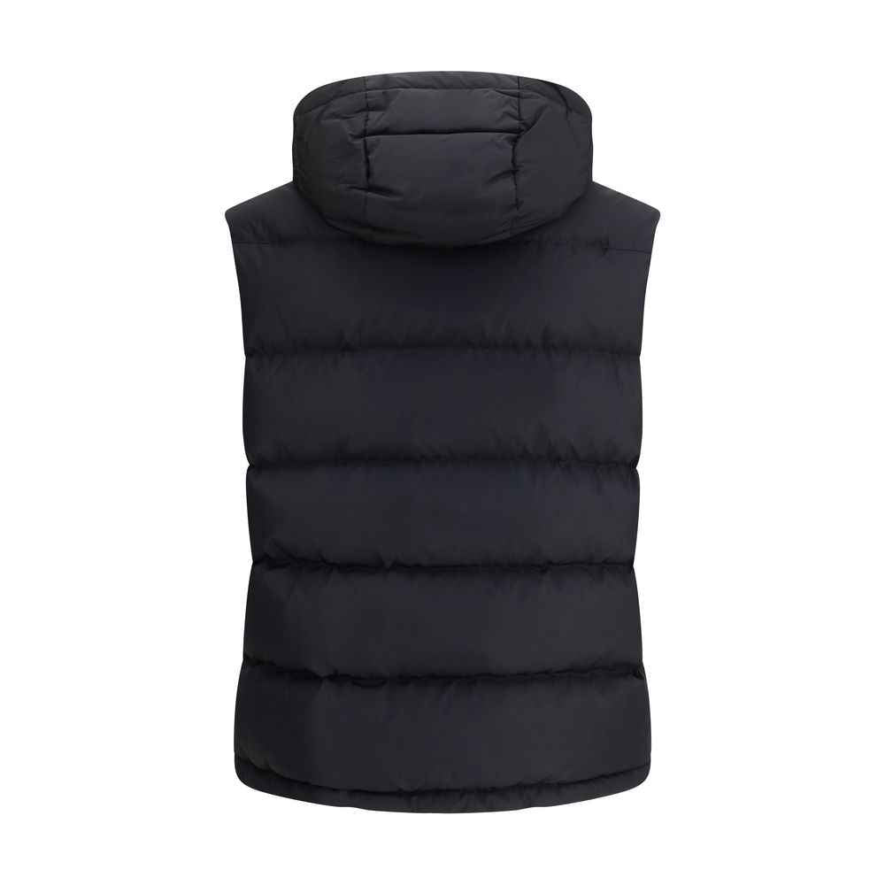 Valentino Black Goose Down Sleveless Jacket