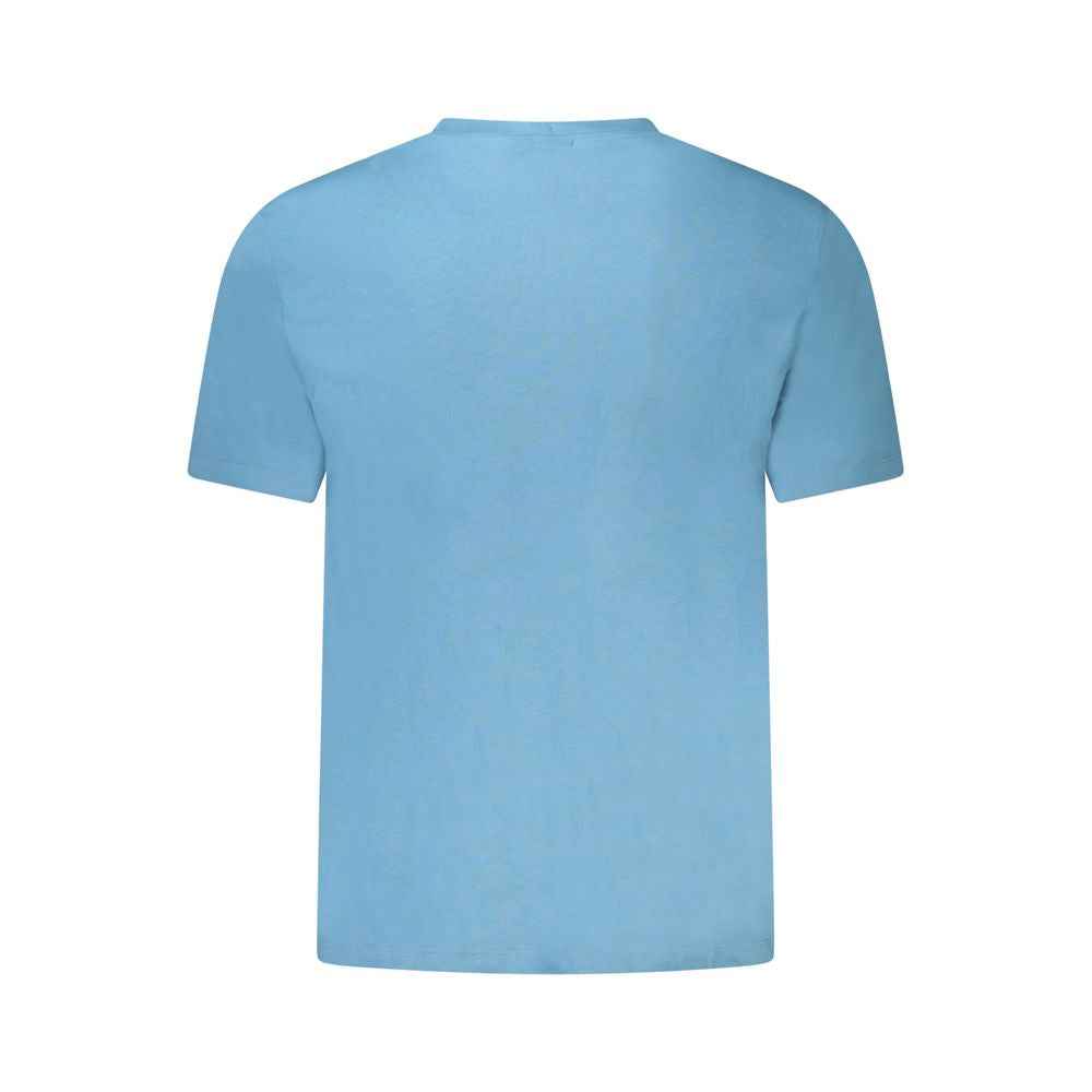 Calvin Klein Blue Cotton Men T-Shirt