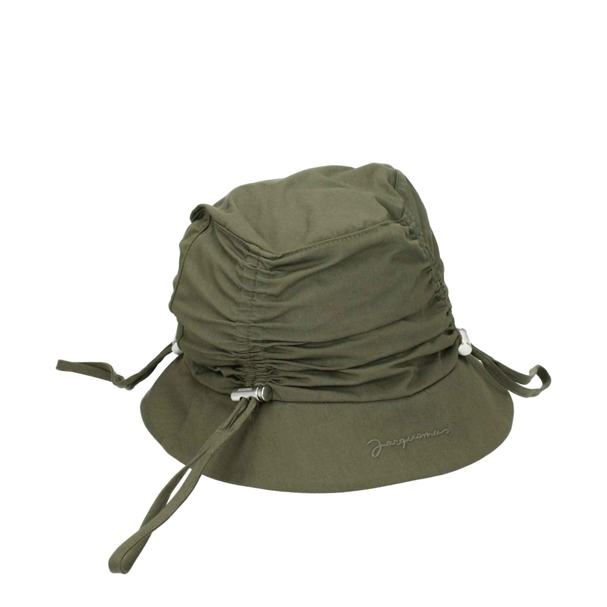 Jacquemus Green Cotton Bucket Hats