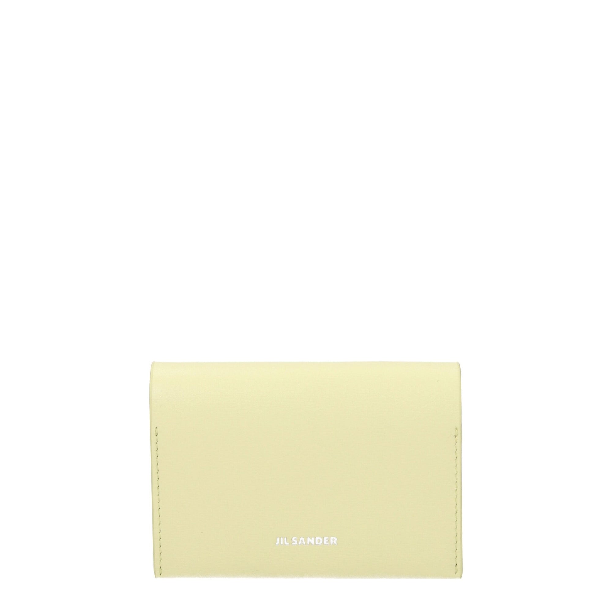 Jil Sander Yellow Leather Cardholder