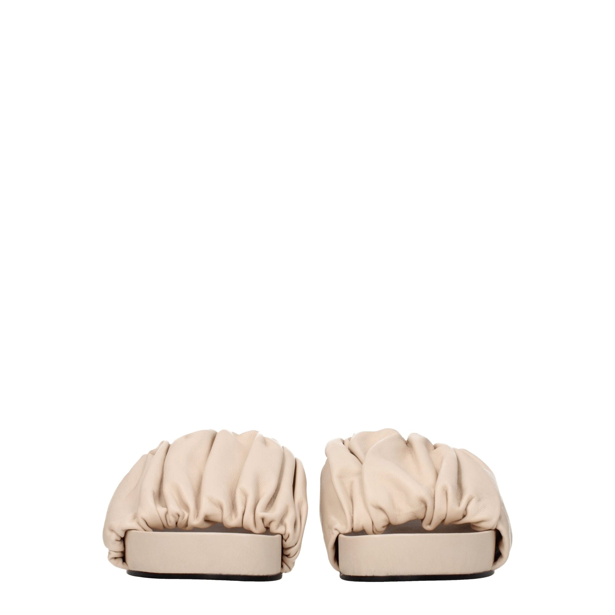 Jil Sander Pink Leather Slippers