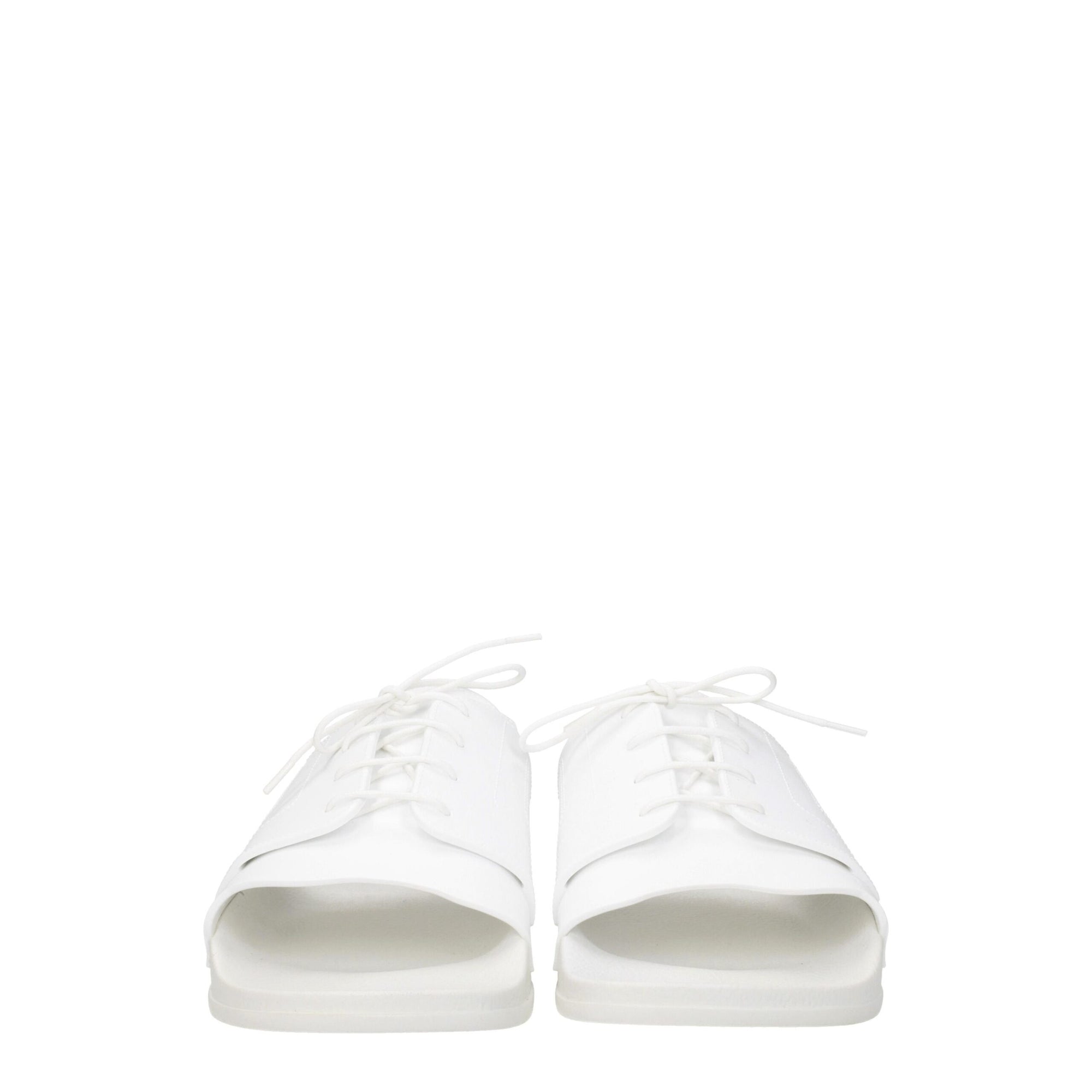 Maison Margiela White Cotton Slippers