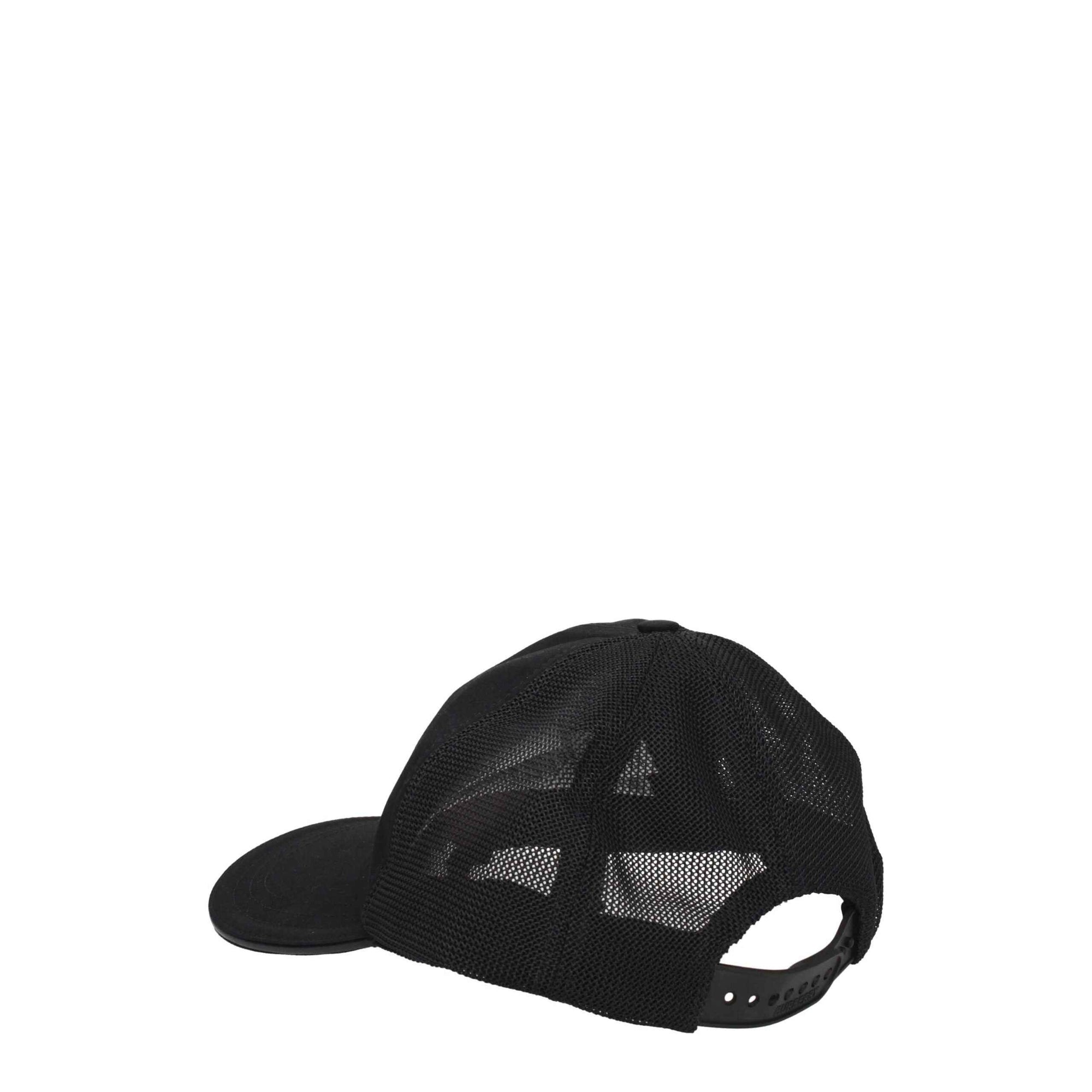 Burberry Black Cotton Caps (Baseball Hat)