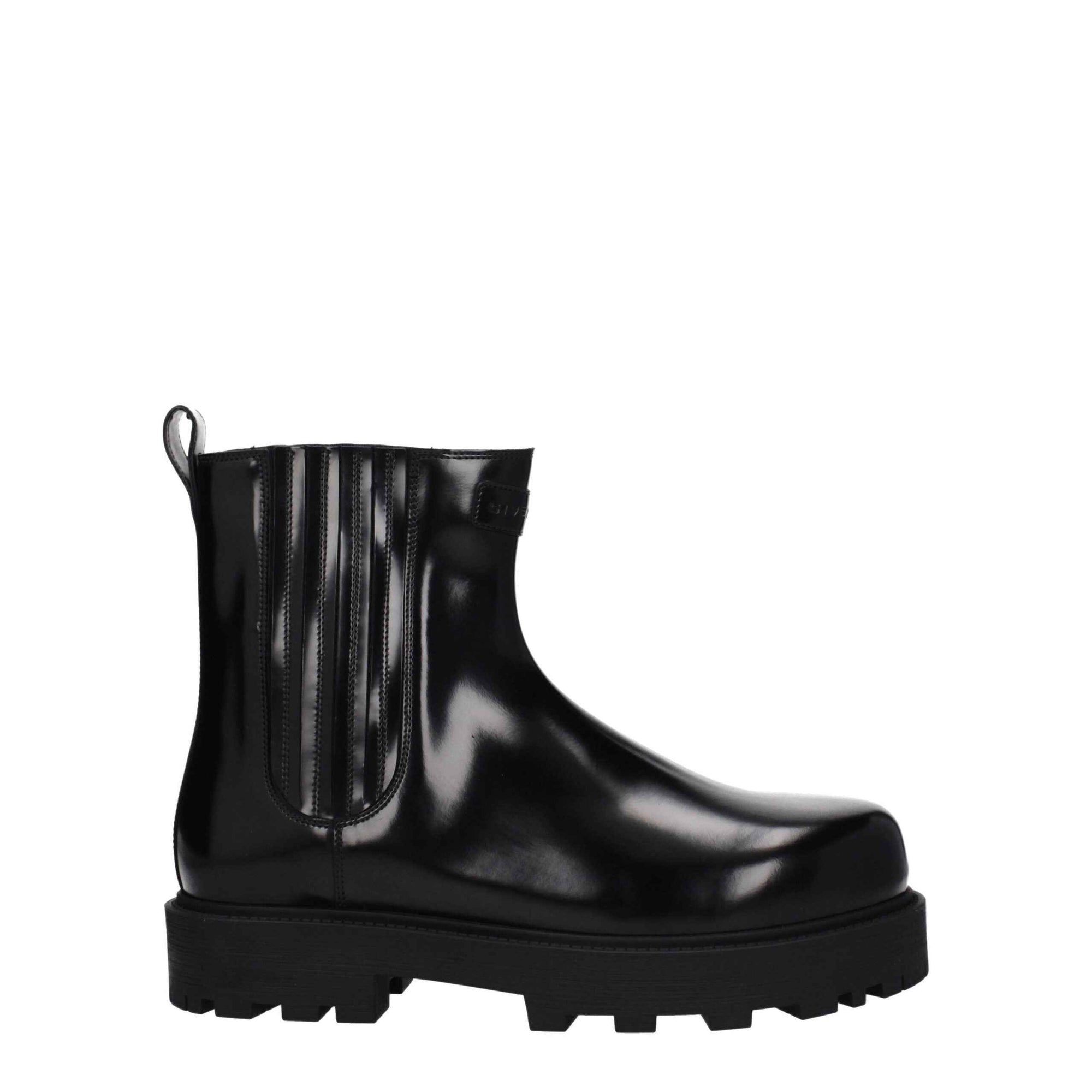 Givenchy Black Leather Ankle Boots