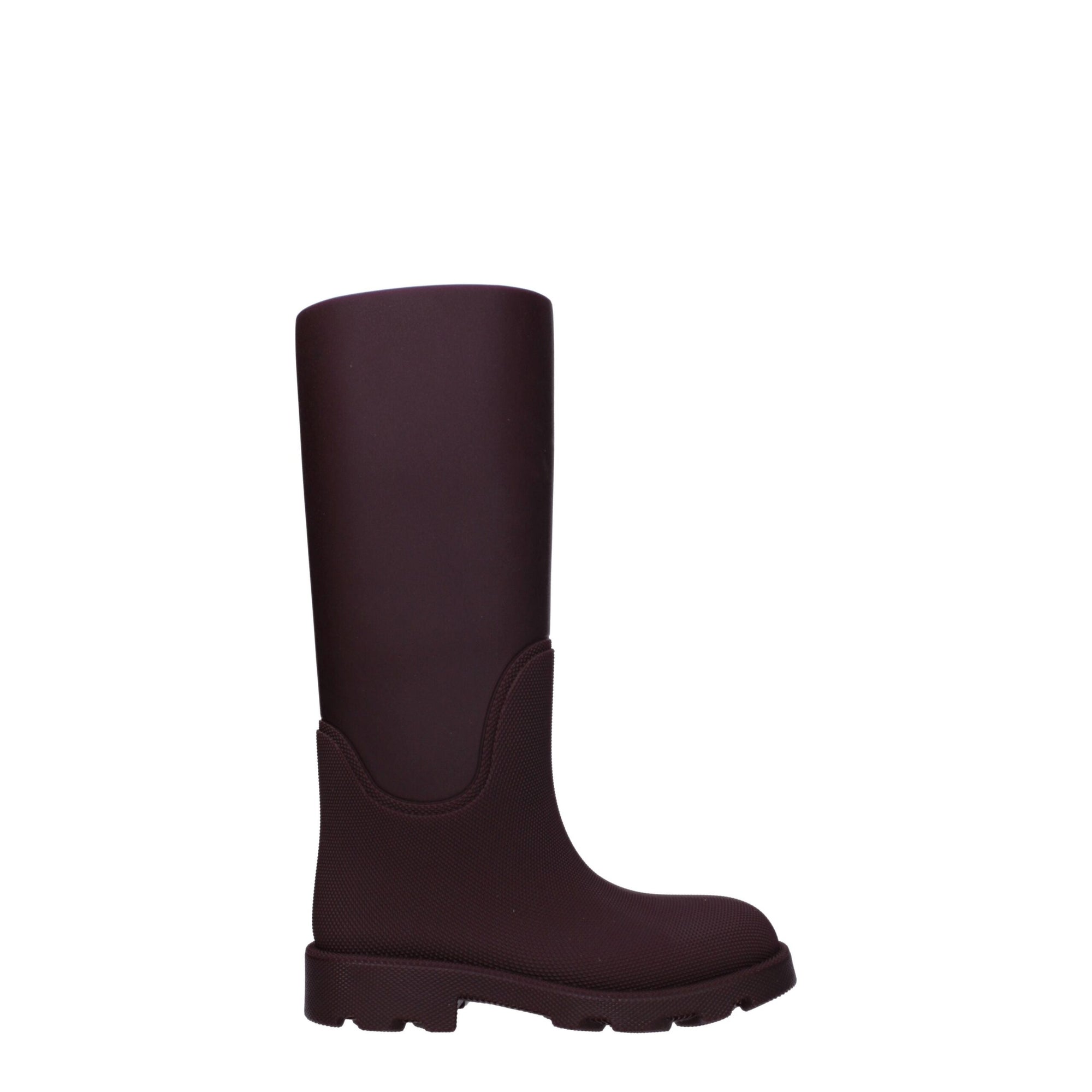 Burberry Red Cotton Rain Boots
