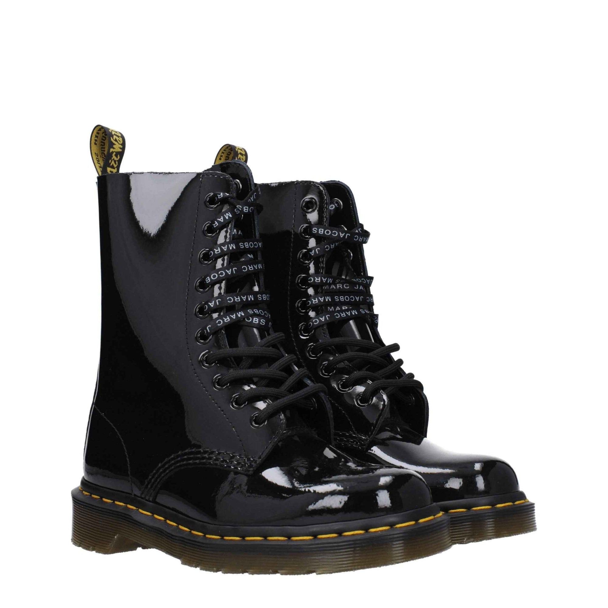 Dr. Martens Black Leather Ankle Boots