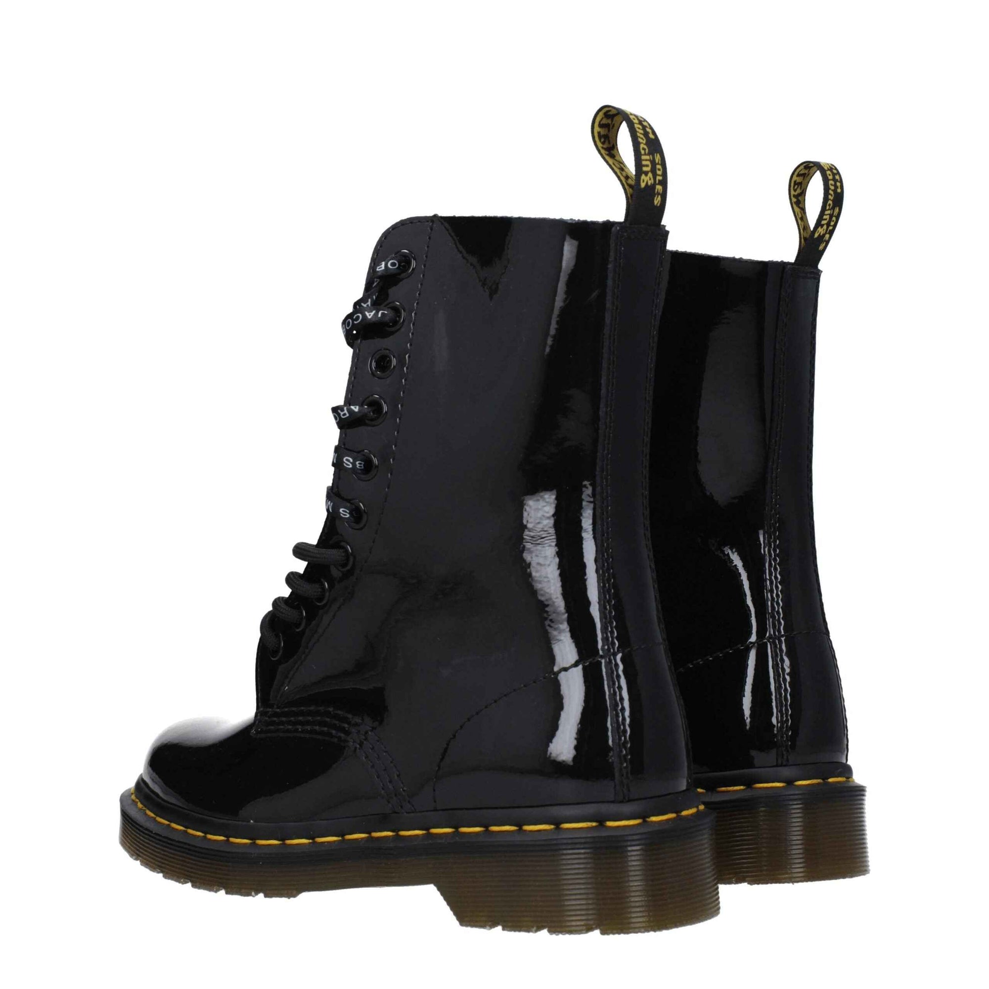 Dr. Martens Black Leather Ankle Boots