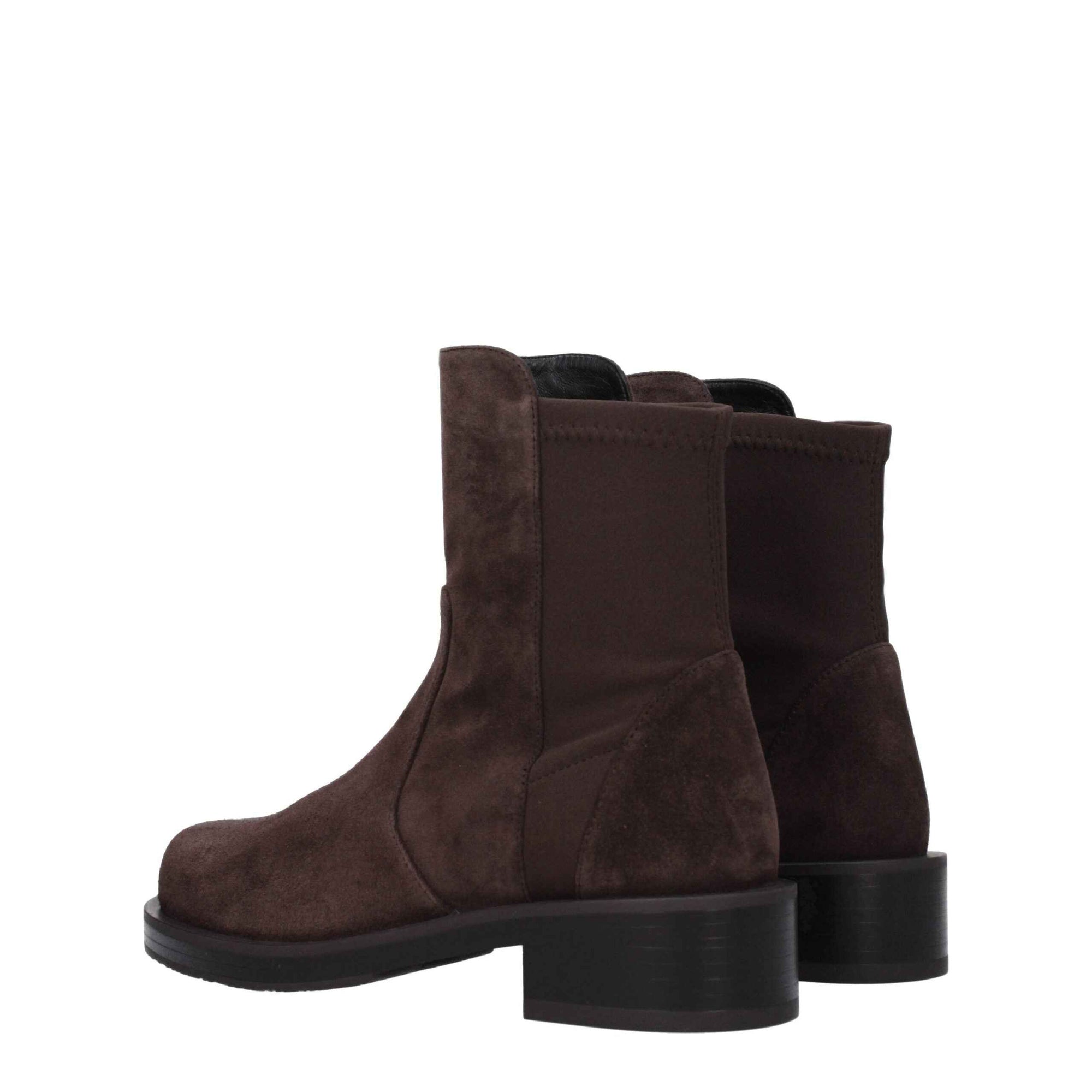 Stuart Weitzman Brown Leather Ankle Boots