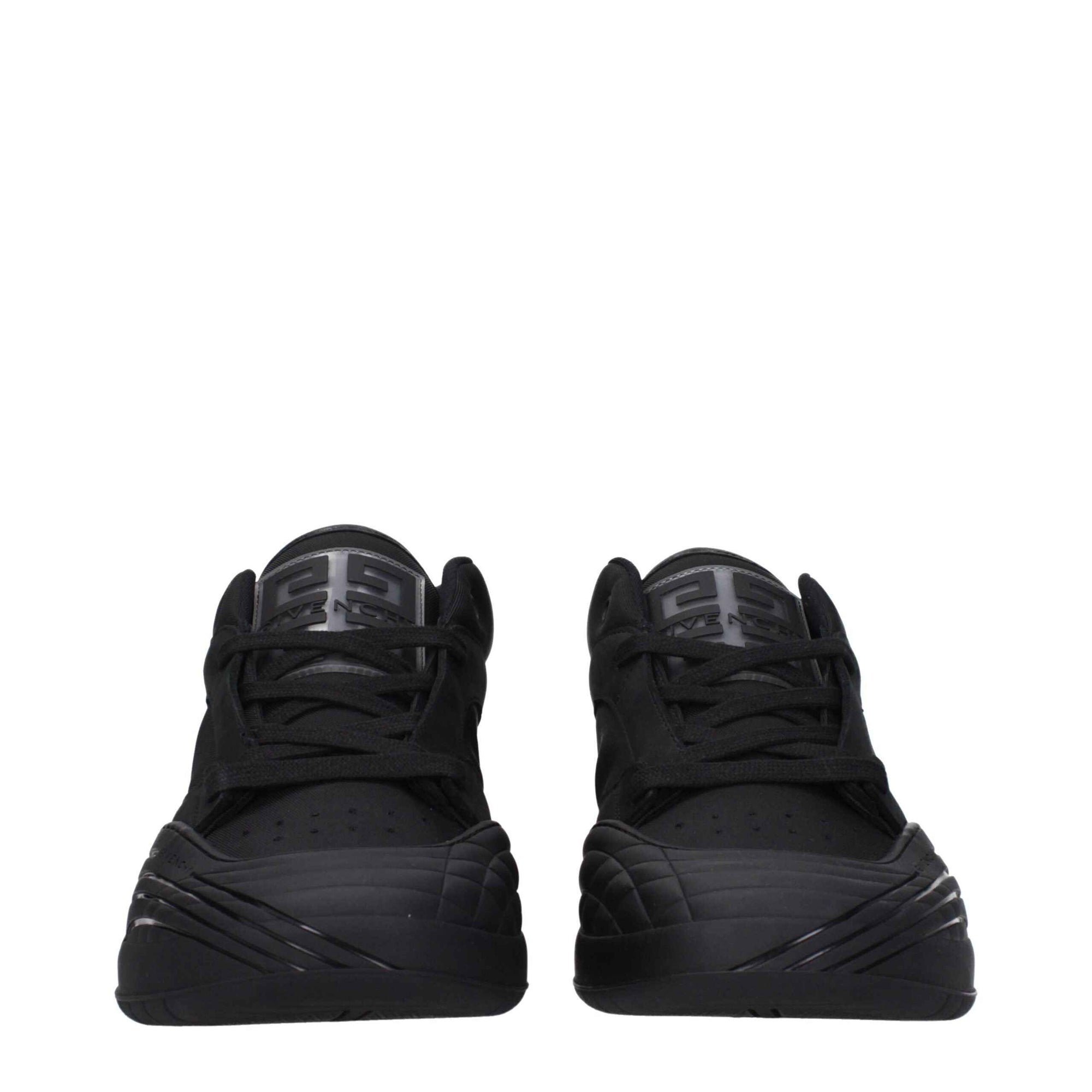 Givenchy Black Fabric Low Top Sneakers