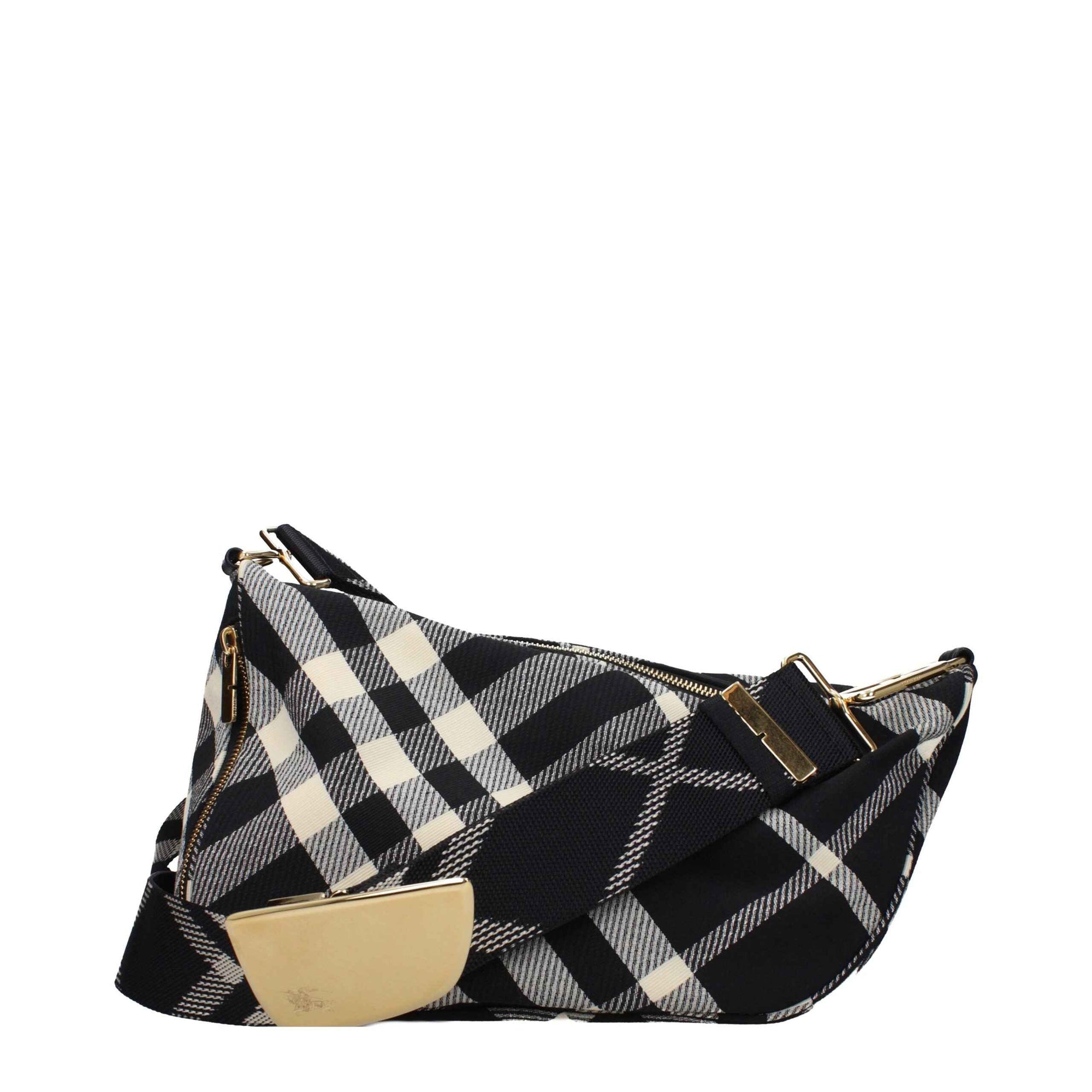 Burberry Black Fabric Crossbody Bag