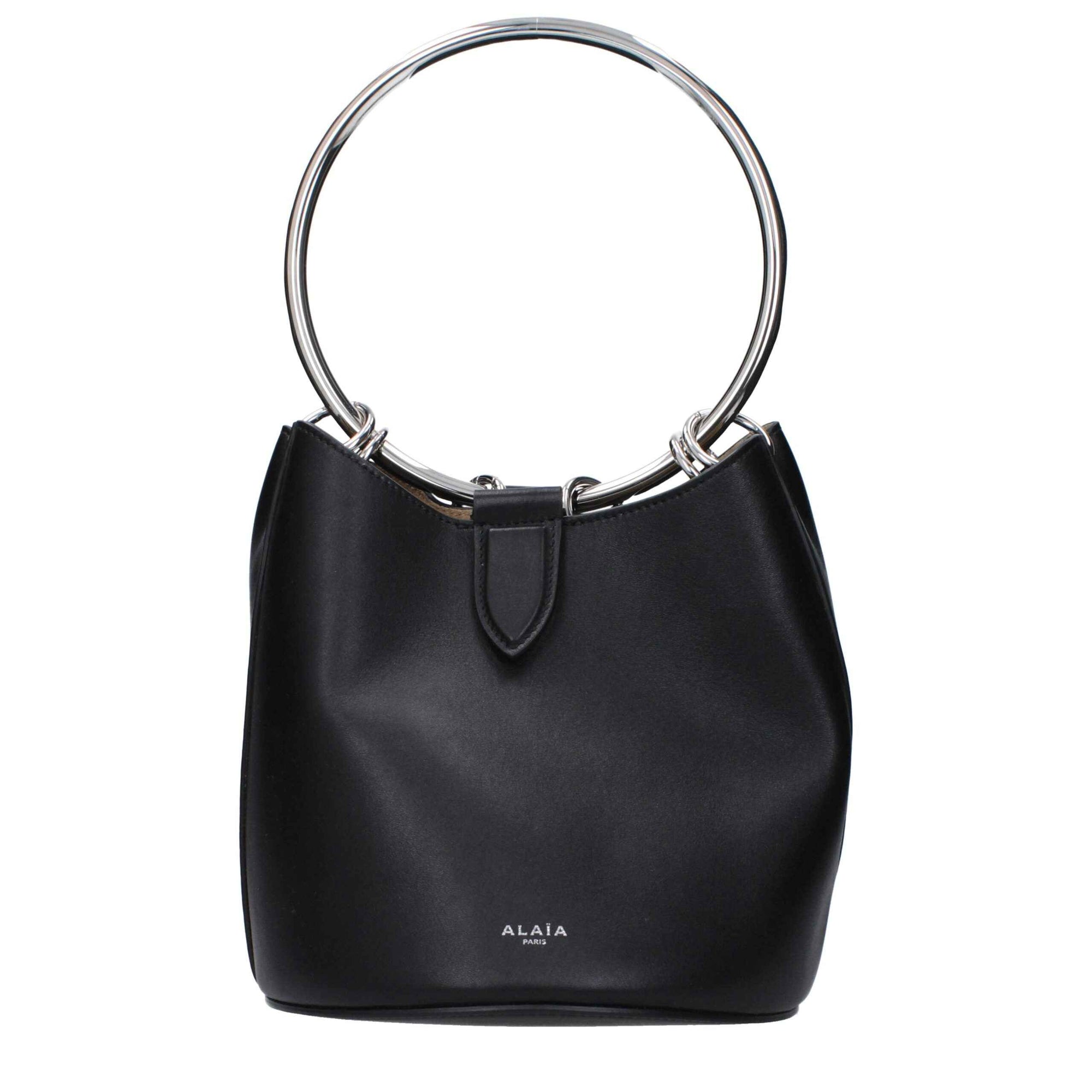 Alaïa Black Leather Handbag