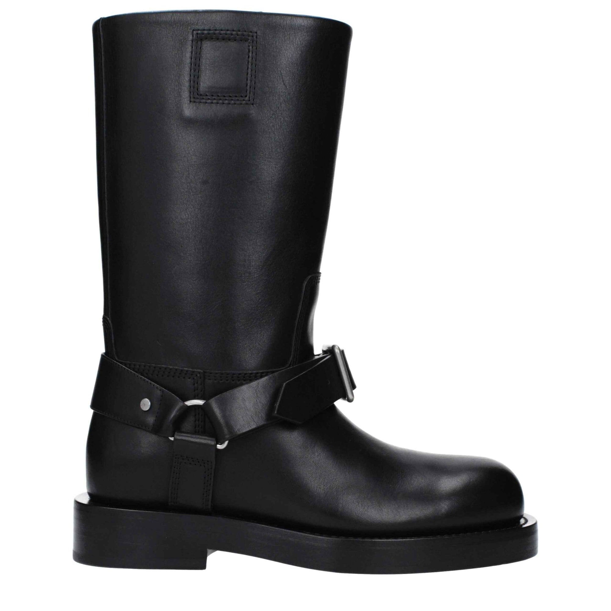 Burberry Black Leather Boots
