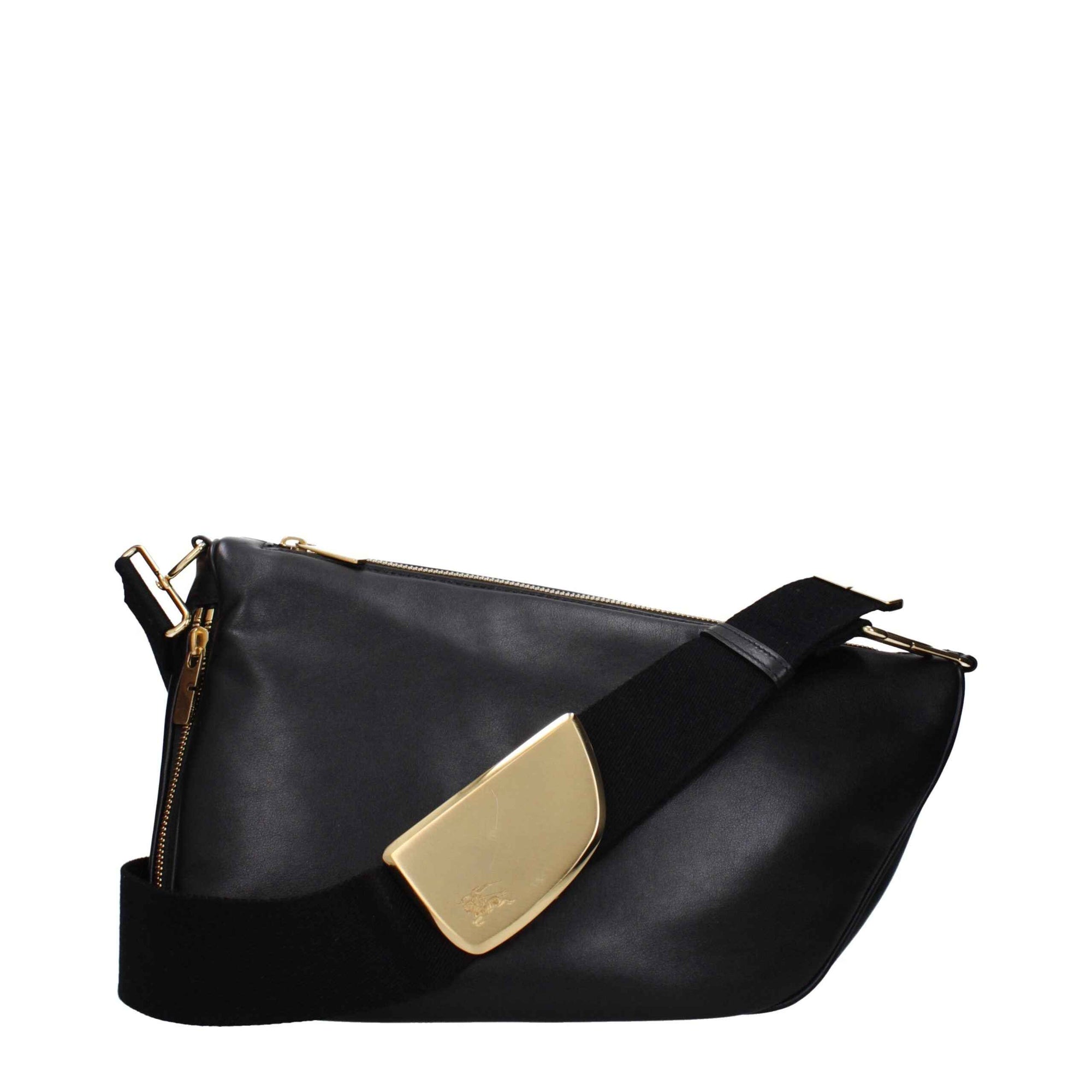 Burberry Black Leather Crossbody Bag