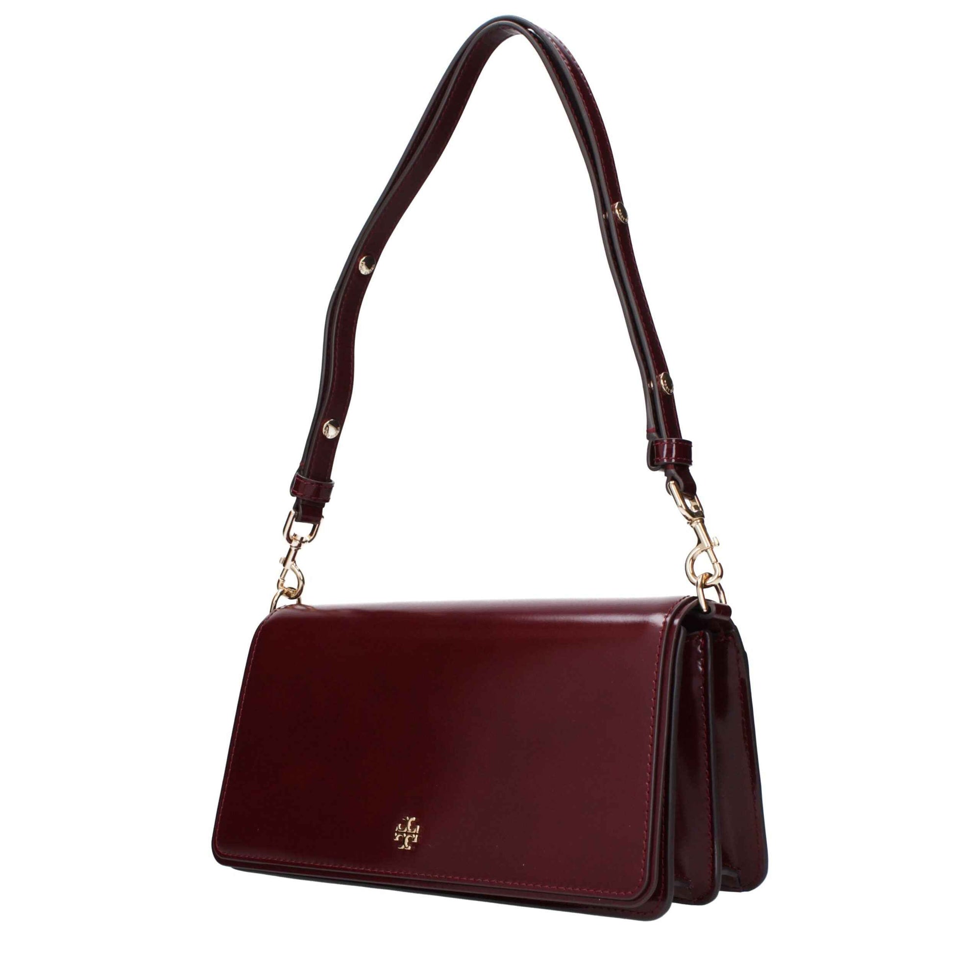 Tory Burch Red Leather Shoulder Bag