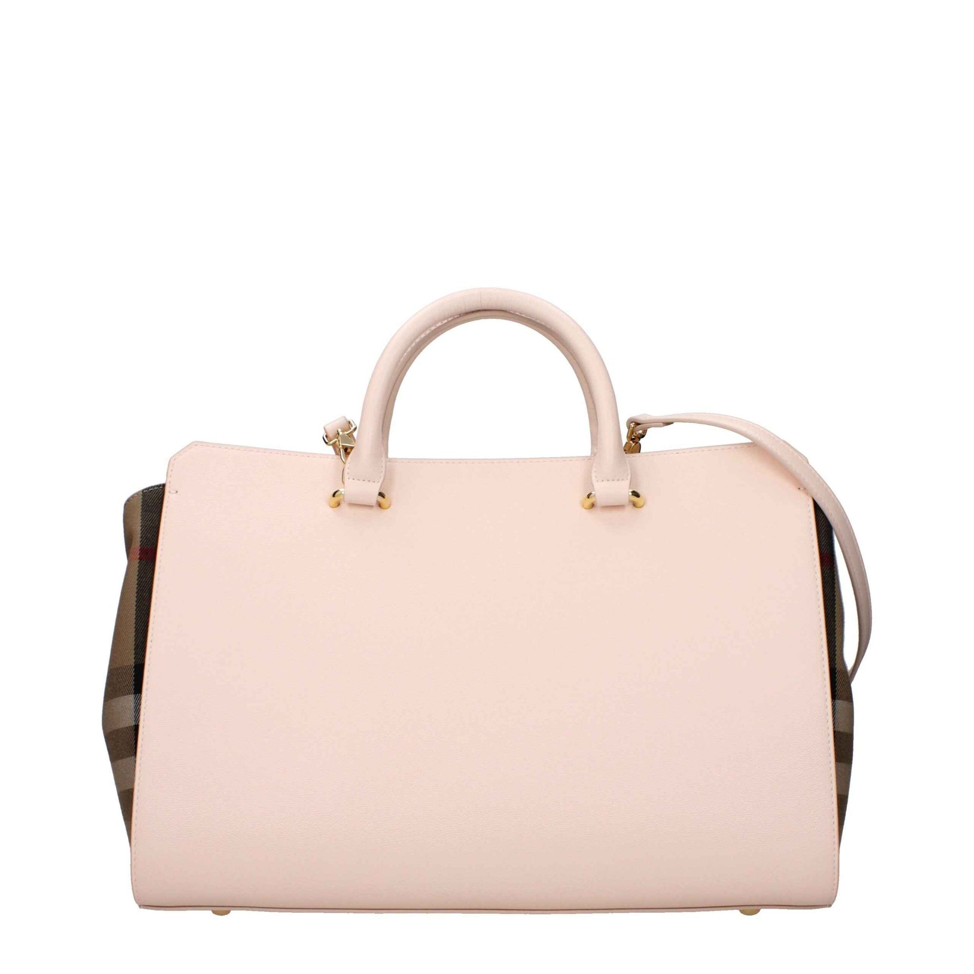 Burberry Pink Leather Handbag