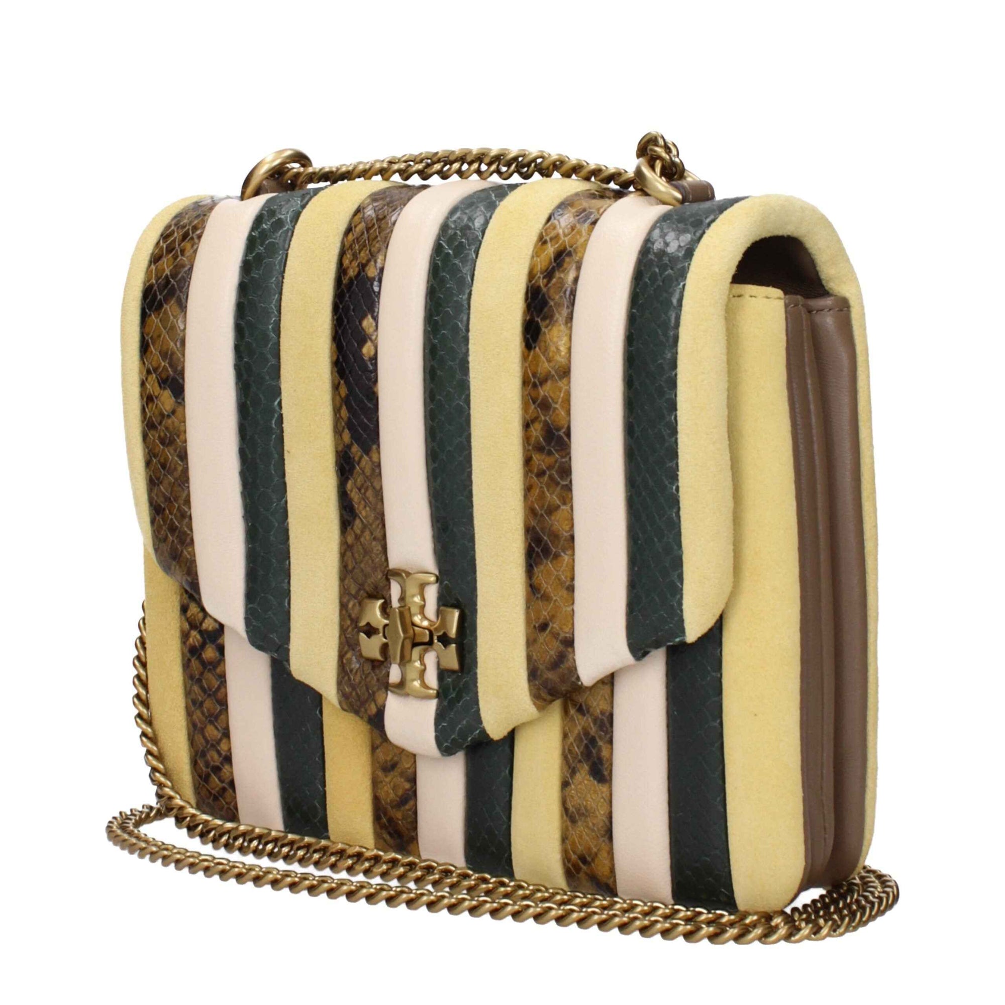 Tory Burch Yellow Leather Shoulder Bag