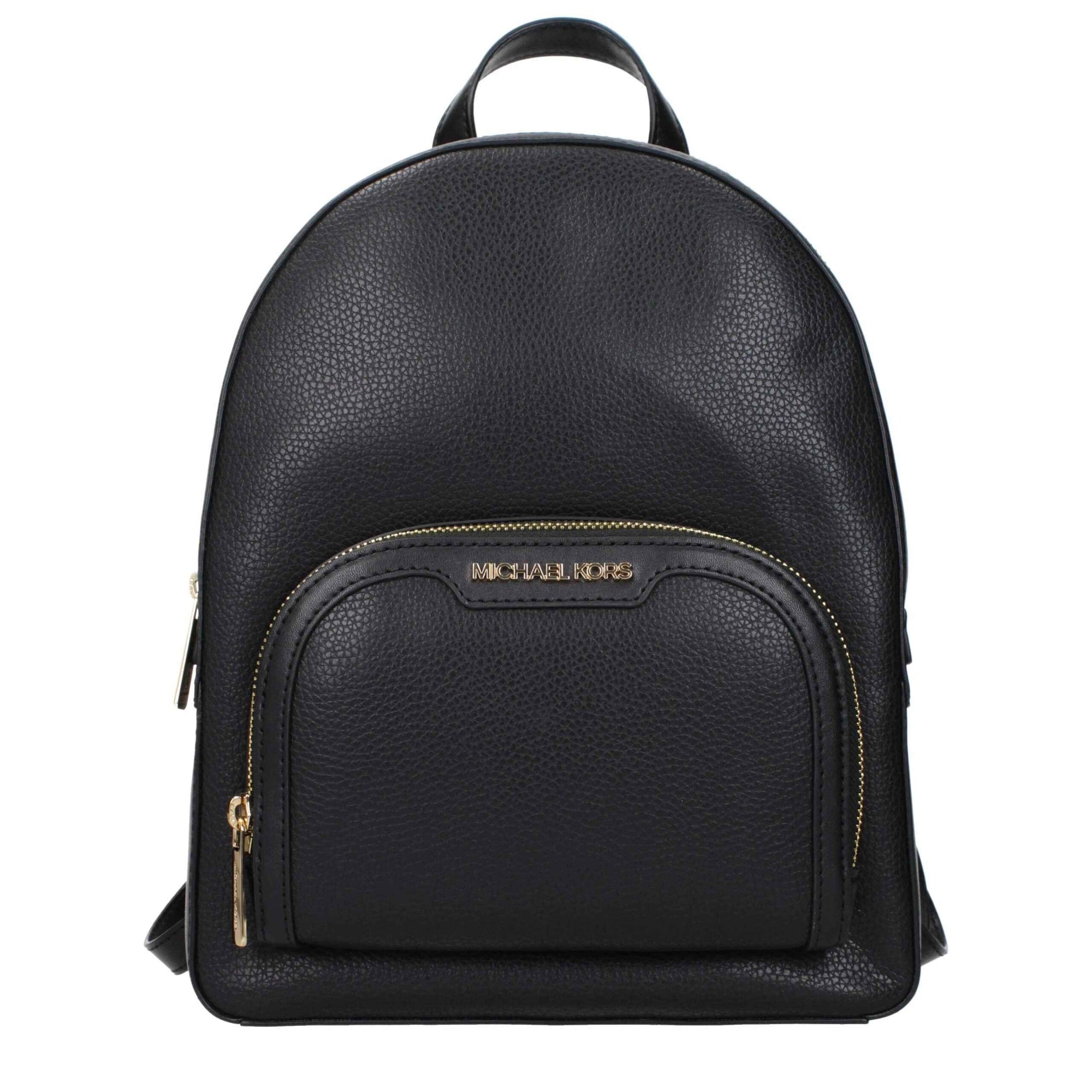Michael Kors Black Leather Backpack